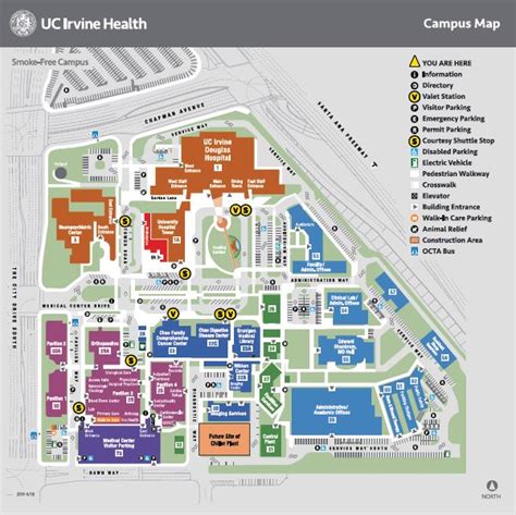 PATIENT & VISITOR MAP CAMPUS MAP .
